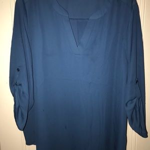 XL Chaus Blue blouse for sale